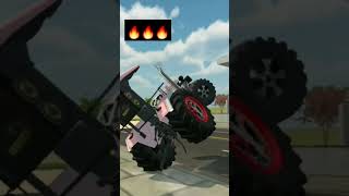 Tractor stunt 🔥🔥 tractordriving youtubeshorts trending shorts tractor [upl. by Oinegue]