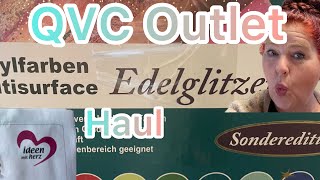 QVC Outlet Haul 🤩 Bastelschnäppchen👍 Hat es sich gelohnt [upl. by Peatroy]