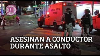 Asesinan a conductor tras resistirse a un asalto en la Av Cuauhtémoc de Cuernavaca [upl. by Anilehcim]