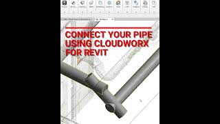 CloudWorx for Revit Pipe Fitters Trick [upl. by Eniarrol]