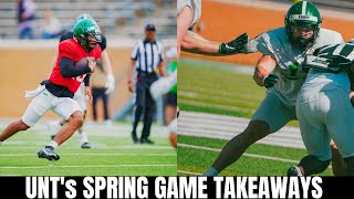 North Texas Spring Game Takeaways [upl. by Leiria52]