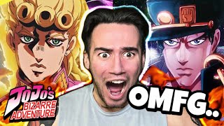 Rapper Reacts to JOJOs BIZARRE ADVENTURE Openings 111 for THE FIRST TIME [upl. by Oran]