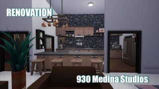 930 Medina Studios Sims 4 Renovation [upl. by Eidnarb]