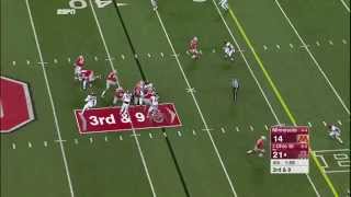 Cardale Jones 38Yard Touchdown Run [upl. by Nicolella752]