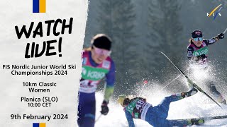 LIVE FIS Nordic JWSC 2024 2024 Planica  Women 10 KM Classic race [upl. by Purity]