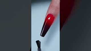 Red and Black Ombre Nails BORN PRETTY [upl. by Ahsieit]