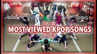 TOP 100 MOST VIEWED KPOP SONGS OF 2018  AUGUST [upl. by Aisayt]