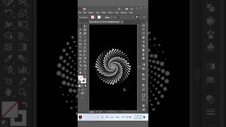 How To Create Spiral Dotted geometric shape in Illustrator [upl. by Keyes]