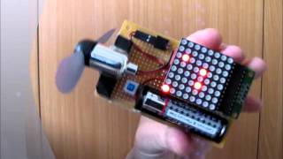 ATTiny85 Air Speed Visualizer [upl. by Haceber881]