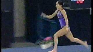 Nikolina Tankusheva BUL  2002 Worlds SemiFinals  Vault [upl. by Kuster]