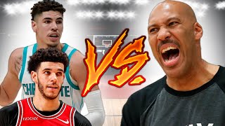 Lamelo Ball and Lonzo Ball vs Lavar Ball [upl. by Anallese117]