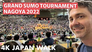 4K Sumo Experience Nagoya Grand Sumo Tournament 2022 – Day 1 [upl. by Kcirdef]