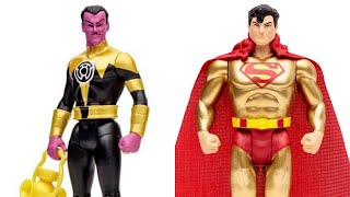 New McFarlane toys super powers wave 7 sinestro corps war amp gold suit Superman where to buy [upl. by Quennie818]