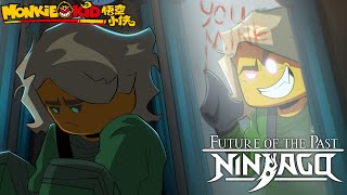 LEGO NINJAGO in MONKIE KID — ONI LLOYD got too close…  Future of the Past full art process [upl. by Ahtebbat]