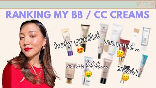 Ranking My Full BBCC Cream Collection  Holy Grails to Fails  glowwithava [upl. by Haakon]