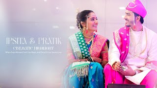 IPSITA ♥️ PRATIK  WEDDING HIGHLIGHT  SHAGUN WEDDING FILMS  2024 [upl. by Tallbott200]