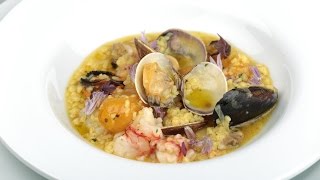 Le ricette di Bruno Barbieri Fregola con intingolo di scoglio [upl. by Aihsel]