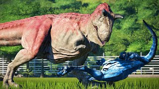 Disney Carnotaurus Vs Iguanodon  Fight amp Hunting 🌍 Jurassic Park Evolution  Jurassic TV [upl. by Madelene350]