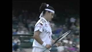 Arantxa Sanchez Vicario vs Katerina Maleeva  1994 Wimbledon R1 Highlights [upl. by Baptist]