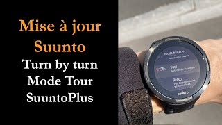 Mise à jour Suunto mars 2021  turn by turn mode Tour et variomètre [upl. by Labannah490]