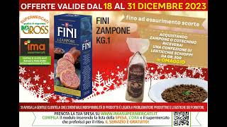 ULTIME OFFERTE VOLANTINO SUPERMERCATI imagross fino al 31 dicembre 23  BUONE FESTE [upl. by Bastian864]