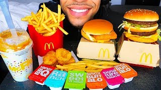 ASMR MOST POPULAR FOOD ON MY CHANNEL MCDONALDS JERRY EATING MOUTH SOUNDS NO TALKING MUKBANG [upl. by Eynaffit]