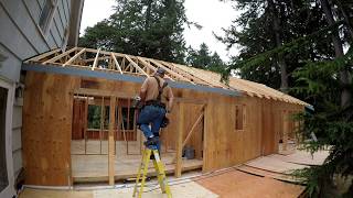 Roof Sheathing Installation  Time Lapse E 52 [upl. by Ahsenor866]