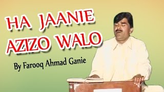 Best Kashmiri Sufi Song  Ha Jaanie Azizo Walo By Farooq Ahmad Ganie [upl. by Giannini]