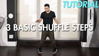 How to do 3 Basic Shuffle Steps Shuffle Dance Moves Tutorial  Mihran Kirakosian [upl. by Telford294]