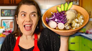 BEST Pozole Recipe  Cooking with mamah [upl. by Mallis]