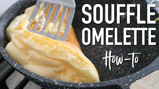 How To Make A Souffle Omelette easy Fluffy Omelette Recipe  Healthy Breakfast Ideas [upl. by Etyam]