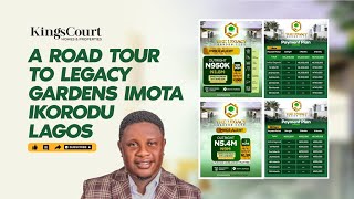 A road tour to Legacy Gardens Imota Ikorodu Land for sale in Lagos [upl. by Ennaus349]