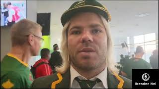 SPRINGBOKS Faf de Klerks reaction to being named as the third 10 for the Boks World Cup campaign [upl. by Wahl]