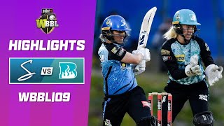 Adelaide Strikers v Brisbane Heat  WBBL09 [upl. by Ertha662]