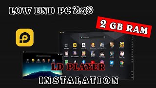 How to install LD Player 4 Android emulator on low end pc  Sinhala [upl. by Joiner]