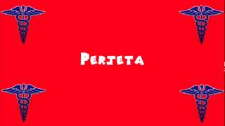 Pronounce Medical Words ― Perjeta [upl. by Yesteb]