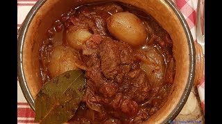 Stifado  Greek Beef Stew  Μοσχαράκι Στιφάδο [upl. by Ayo127]