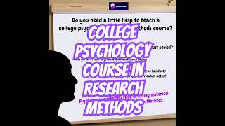 How to teach a Research Methods college course in psychology FREE teaching materials psychology [upl. by Eaton135]