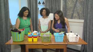 Geanine Thompson Dollar Store Organizing Tips on My Carolina Today [upl. by Callista]