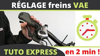 TUTO EXPRESS  RÉGLAGE des FREINS du VAE en 2min VÉLOBECANE [upl. by Meehyr528]