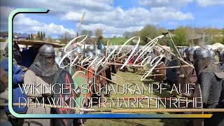 Wikinger Schaukampf auf dem Wikinger Markt in Rehe [upl. by Platas]