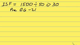 Calculating Premeal Insulin Dose [upl. by Cychosz505]