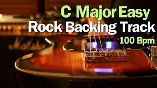 C Major Backing Track  Pop Rock  Easy Jam [upl. by Tamanaha]