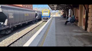 Xplorer Leaving Goulburn for Canberra Kingston Station 21092024 [upl. by Aerbua]