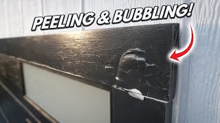 How To Fix Peeling Flaking And Bubbling Paint Like A Pro  DIY Tutorial For Beginners [upl. by Oluap]