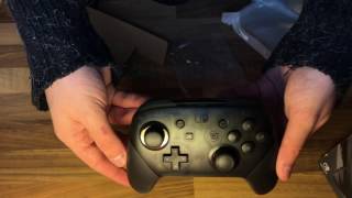 Nintendo Switch Pro Controller von Nintendo unboxing [upl. by Aiker807]