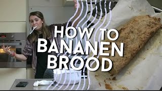 HOW TO MAKE BANANENBROOD Healthy snack [upl. by Zahc578]