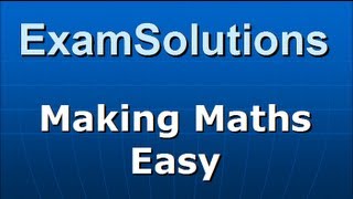 Trigonometry  Quadrant Rule  Solving Tan θ  positive value  ExamSolutions [upl. by Llehcnom]