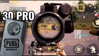 Tecno Camon 30 Pro PUBG FPS Game TEST [upl. by Lehteb]