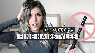 HAIRSTYLING IDEAS FOR FINE HAIR [upl. by Onid843]